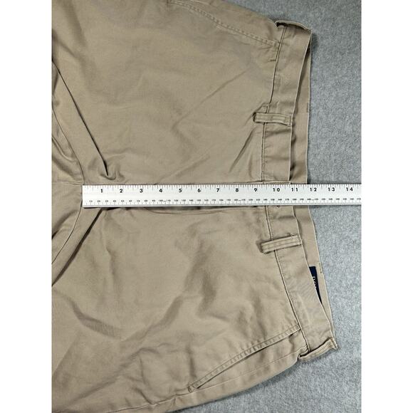 Polo Ralph Lauren Shorts Mens W36 Chino Khaki Beige Flat Front Slash Pocket Golf - Picture 7 of 12